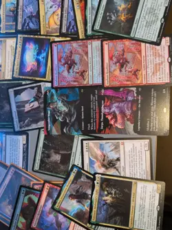 MTG 3000 ish Card Lot inc Rare. 5.6kg+ so far. Many Nm Inc Tdm, Mkm,Rna, - Image 2