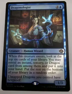 Dragonologist FOIL Tarkir Dragonstorm TDM 42 MTG Magic Gathering 1x - Image 1