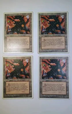 Mishra's Factory x4 4x MTG Core Set 4th Edition PLAYSET Colorless Unc Land HP - Image 1