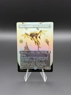Momo, Friendly Flier (Borderless Foil) 0317 TLA - MTG - NM - Image 1
