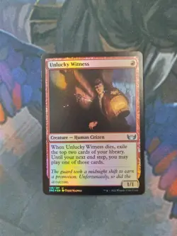 Unlucky Witness | Foil | 7% Off 2+ | Streets of New Capenna | NM | MTG - Image 1