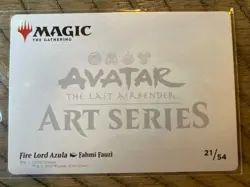 Fire Lord Azula (Gold Stamped) 21/54 MTG Avatar Art Series Card - Image 2