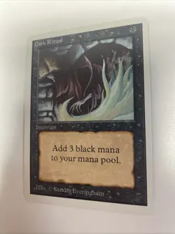 Dark Ritual NM Unlimited Edition 2ED Magic MTG Near Mint Free Shipping - Image 1