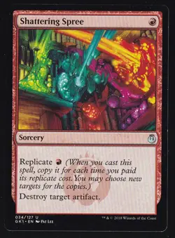 1x Shattering Spree NM-Mint, English Guilds of Ravnica Guild Kits MTG Magic - Image 1