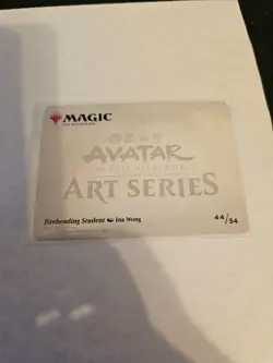Firebending Student Gold Stamped Art Card MTG Avatar: TLA 44/54 - Image 2