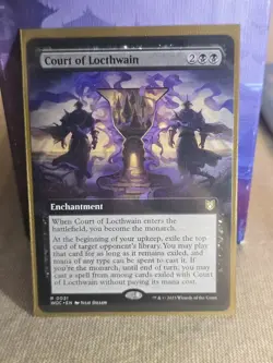 Court of Locthwain (Extended Art) Commander: Wilds of Eldraine Regular - Image 1