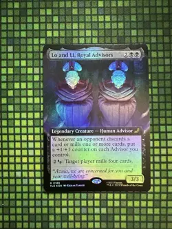 MTG Lo and Li, Royal Advisors #0189 Foil Extended Art Rare Avatar: TLA: EL (TLE) - Image 1