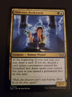 Oblivious Bookworm (#225) DSK NM MTG - Image 1