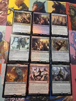 Magic The Gathering Marvel's Spider-Man Rare Lot Mary Jane Hydro Man Black Cat - Image 5