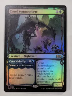 Cruel Somnophage (Showcase) Wilds of Eldraine Foil - MTG RARE - Image 1