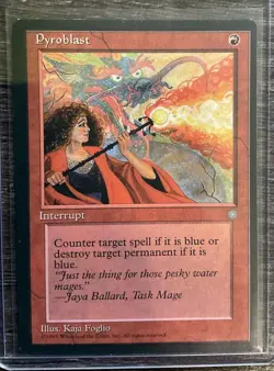 Lot of 4 - 1995 Magic the Gathering - Ice Age - Pryoblast #213 - MTG - Image 4