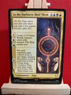 In the Darkness Bind Them - Commander: The Lord of the Rings - Rare - NM - MTG - Image 1