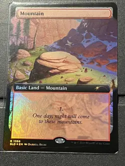 Mtg Secret Lair - Mountain 1358 FOIL- NM - Image 1