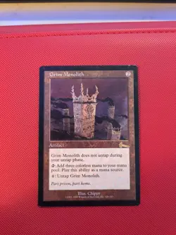 Grim Monolith Urza's Legacy MtG Magic LP/MP - Image 1
