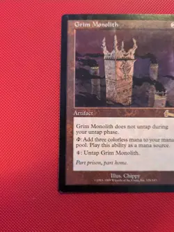 Grim Monolith Urza's Legacy MtG Magic LP/MP - Image 2