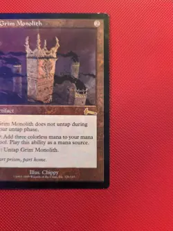 Grim Monolith Urza's Legacy MtG Magic LP/MP - Image 5