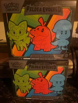 Pokemon TCG SV Paldea Evolved ETB Elite Trainer Box : Factory Sealed (Lot of 2) - Image 1