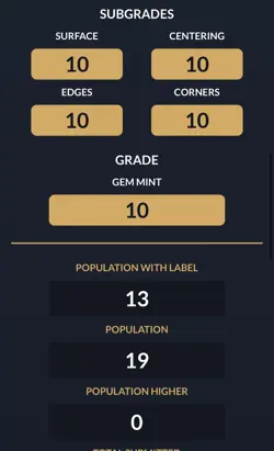 Pokemon TCG Blastoise EX 2016 Evolutions 22/108 ACE 10 not PSA Perfect Subs - Image 2
