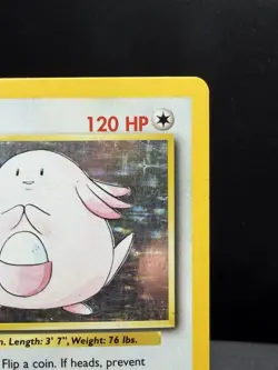 Pokemon TCG WOTC Base Set Chansey 3/102 Holo Rare Unlimited MP - Image 3