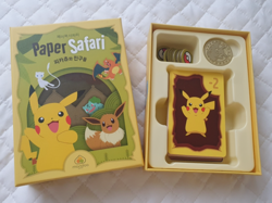 Paper Safari Pokemon Pikachu and Friends Card Board Game Korean - Image 4
