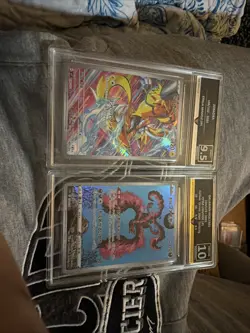 Galerian Moltres and Zeraora Get Graded Pristine 10 and 9.5 Pokemon Card Bundle - Image 2