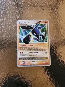 Pokemon Lucario LV.X Holo Diamond & Pearl Promo Card - Image 1