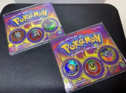 Lot Of 2 Vintage Hasbro Pokemon Battling Coin Game 1999 With Cases - Image 2