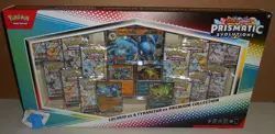 POKEMON TCG PRISMATIC EVOLUTIONS LUCARIO EX & TYRANITAR EX PREMIUM COLLECTION - Image 1