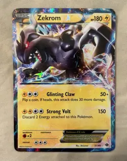 2012 Pokemon Zekrom EX 51/99 Next Destinies Holo - Image 1