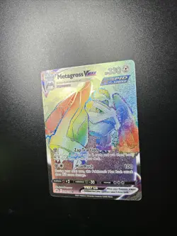 US SELLER Pokemon Japanese Metagross VMAX HR 087/070 Rainbow Jet Black Geist s6K - Image 2