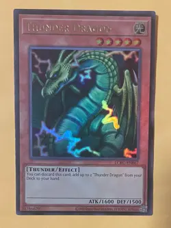 Thunder Dragon LCKC-EN067 Ultra Rare Yugioh Legendary Collection Kaiba Unlimited - Image 1