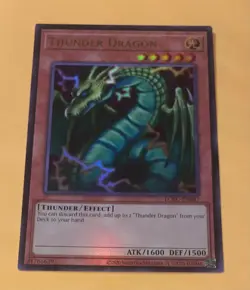Thunder Dragon LCKC-EN067 Ultra Rare Yugioh Legendary Collection Kaiba Unlimited - Image 3