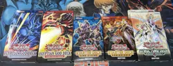 Yugioh Starter Deck Lot Egyptian God, Link Strike, CodeBreaker & Rokket Revolt - Image 1