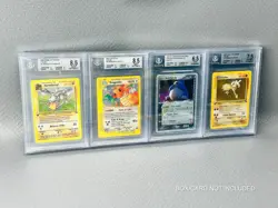 Quadro Espositore BGS da 4 Carte Gradate Pokemon One piece Yugioh Magic Beckett - Image 2