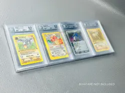 Quadro Espositore BGS da 4 Carte Gradate Pokemon One piece Yugioh Magic Beckett - Image 3