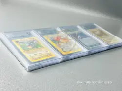 Quadro Espositore BGS da 4 Carte Gradate Pokemon One piece Yugioh Magic Beckett - Image 4