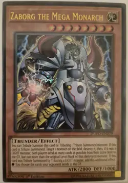 YuGiOhZaborg the Mega Monarch Ultra Rare 1st Edition DUPO-EN079 - Image 1
