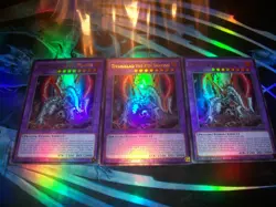 3x Titaniklad the Ash Dragon 1st Edition Ultra Rare CH01-EN046 Yu-Gi-Oh! - Image 1