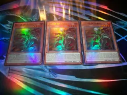 3x Fallen of Albaz 1st Edition Ultra Rare CH01-EN001 Yu-Gi-Oh! - Image 1