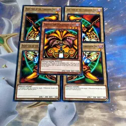 YUGIOH TCG! COMPLETE 5 Card Exodia the Forbidden One Set LDK2 Common NM - Image 1