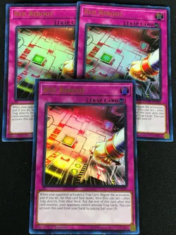 YUGIOH RED REBOOT DUDE-EN056 1ST ULTRA X3 (LP) - Image 1