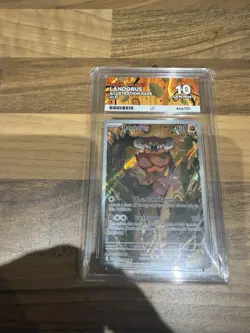 Landorus 131/086 Black Bolt Illustration Rare Pokemon Card ACE Gem Mint 10 - Image 1