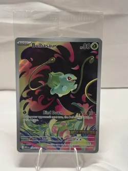 Bulbasaur Mega Evolutions Promo Stamped. Pokemon Card. Mint Condition 133/132 - Image 2