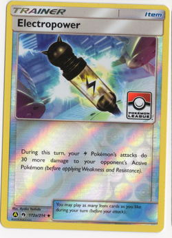 Electropower 172a/214 Pokemon League Reverse Holo Pokemon Card - Image 1