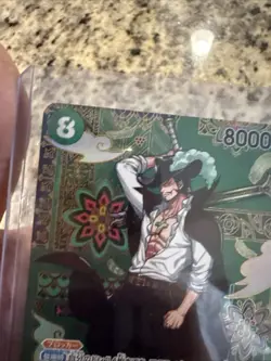 Dracule Mihawk SP OP12-030 SR The Azure Sea's Seven ONE PIECE Card From Japan - Image 2