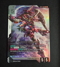 Gundam card game Justice Gundam - Newtype Rising - GD01-066 - Image 1