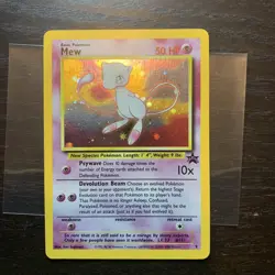 Mew 8 & 9 Wizards Black Star Promo Pokemon Card BOTH HOLO AND NON HOLO Minty con - Image 5
