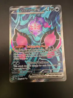 Pokemon TCG Pecharunt EX Full Art Shrouded Fable Card 085/064 - Image 1