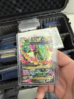 Pokemon M Rayquaza EX Full Art Ultra Rare Card 105/108 XY Roaring Skies - Image 1