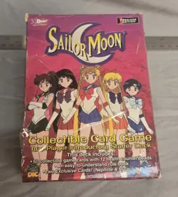Sailor Moon Collectible Card Game Cards Lot & Rule Book (90031) - Image 1